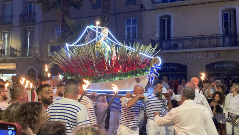 Foule et ferveur pour la procession de Saint-Pierre vers la Décanale de Sète