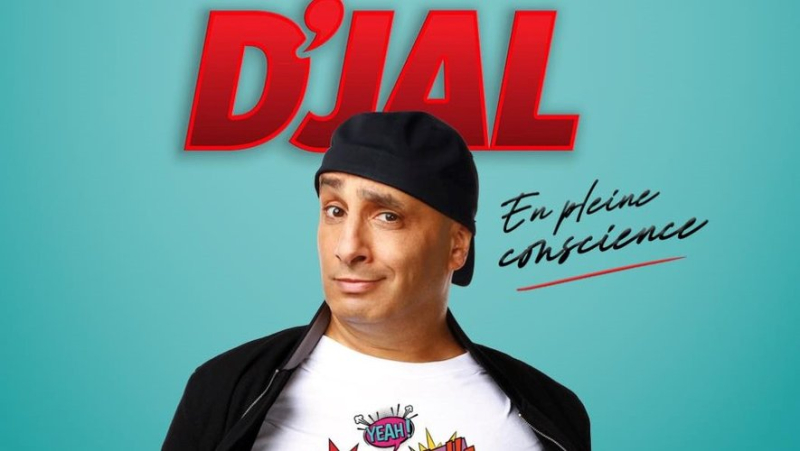 Cap d&#39;Agde: comedian D&#39;Jal performs at the arenas Friday July 12