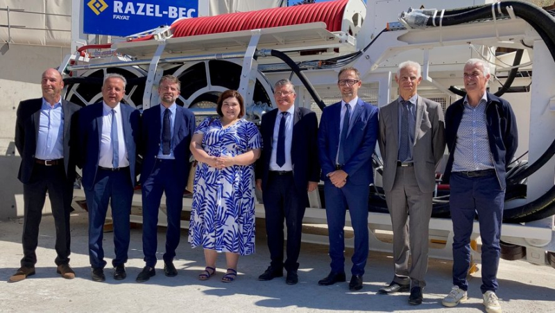 A new important step in the fight against floods reached in Nîmes with the baptism of the tunnel boring machine