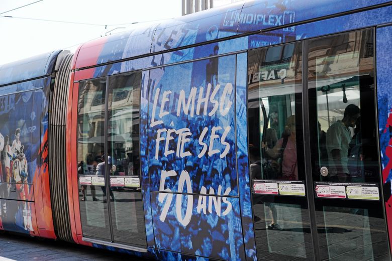 In photos: they have marked the history of Montpellier-Hérault and adorn the special anniversary tram for the club&#39;s 50th anniversary