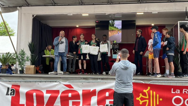 Nearly two hundred young runners participated at their level in the Marvejols-Mende half-marathon