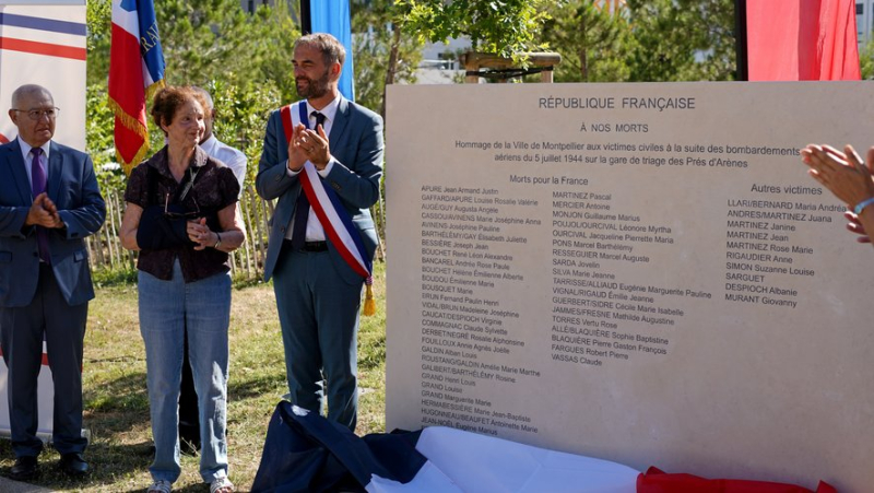 80 ans de la libération de Montpellier : "J’ai connu ce que c’était la mort", une stèle pour ne pas oublier les bombardements