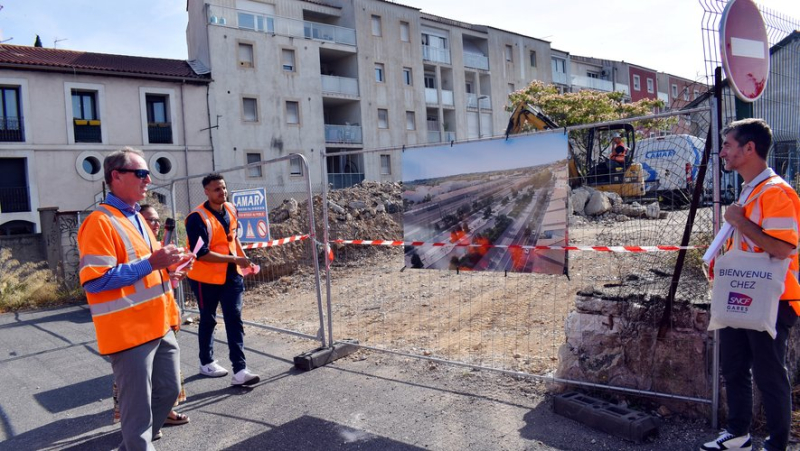 Béziers station: boost on the construction site of the multimodal exchange hub