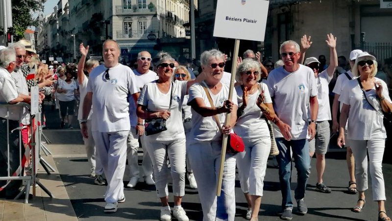 Sports associations, obliged by the Paris 2024 Olympic Games, opened the July 14 parade in Béziers