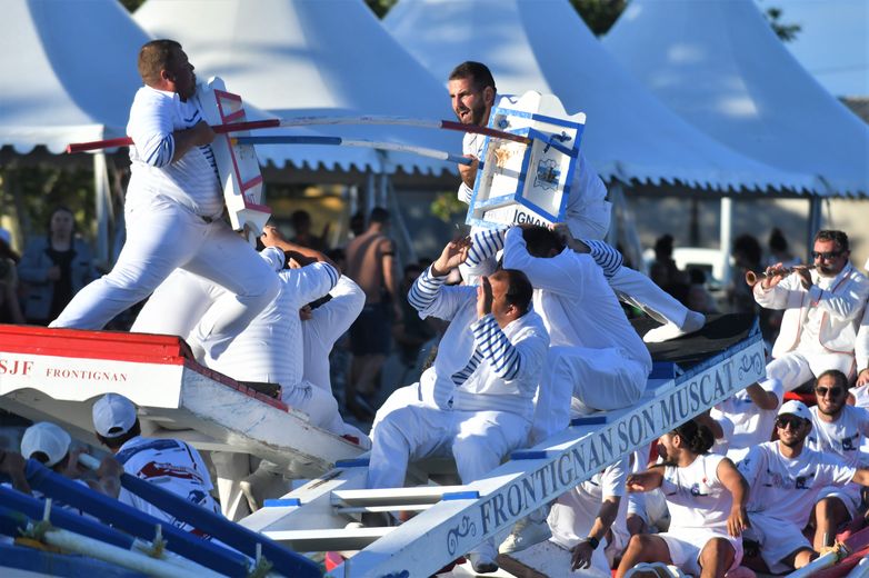 Joutes à Frontignan : Mickaël Wolff, en champion, envoie une piqûre de rappel