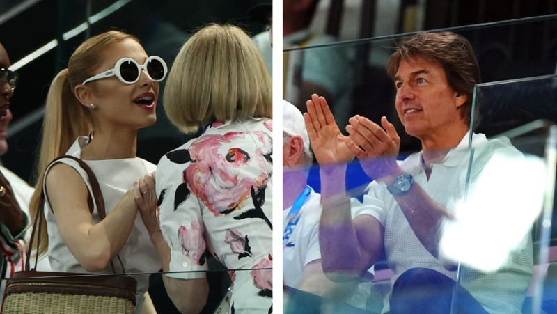 VIDEO. Paris Olympics 2024: Tom Cruise and Ariana Grande get excited after Simone Biles&#39; performance