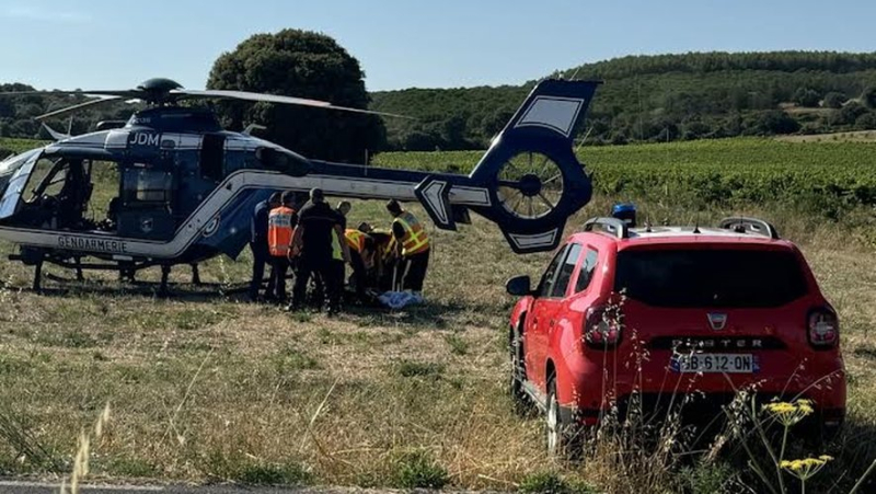 Three injured, two firefighters, in a collision between a forest patrol vehicle and a car near Montpellier