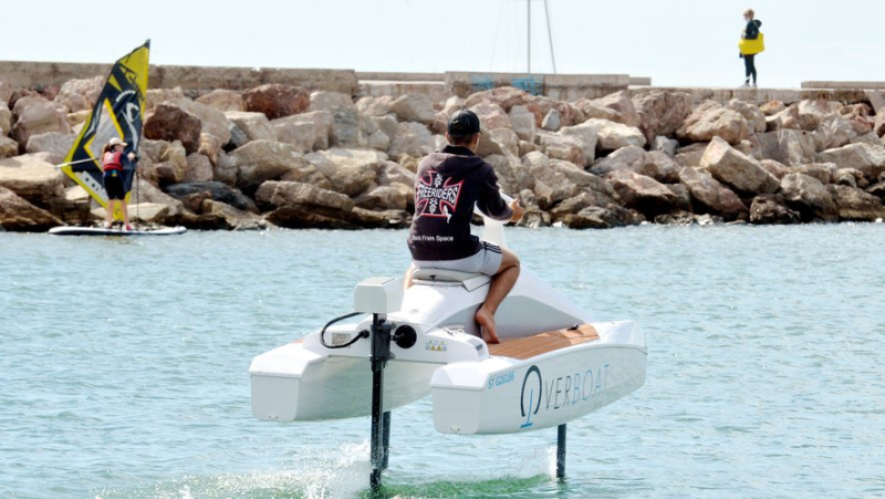 The Overboat, electric and flying boat, made in Occitania, hit but not sunk