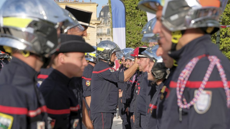 IN IMAGES, IN PICTURES. Relive the traditional taking of arms at Peyrou which opened the July 14 festivities in Montpellier