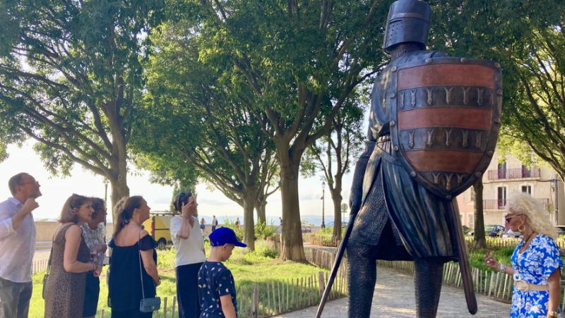 Une statue monumentale de Trencavel dévoilée sur le plan des Albigeois à Béziers