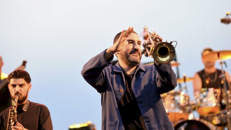 Ibrahim Maalouf, master class at the Théâtre de la Mer in Sète