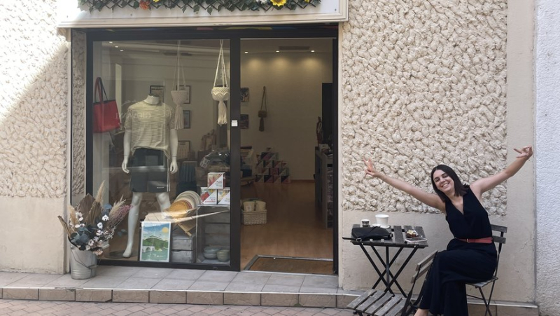 The pop-up stores “La Rue française” and “L’Ourson” are set up in the city center of Millau for the whole summer