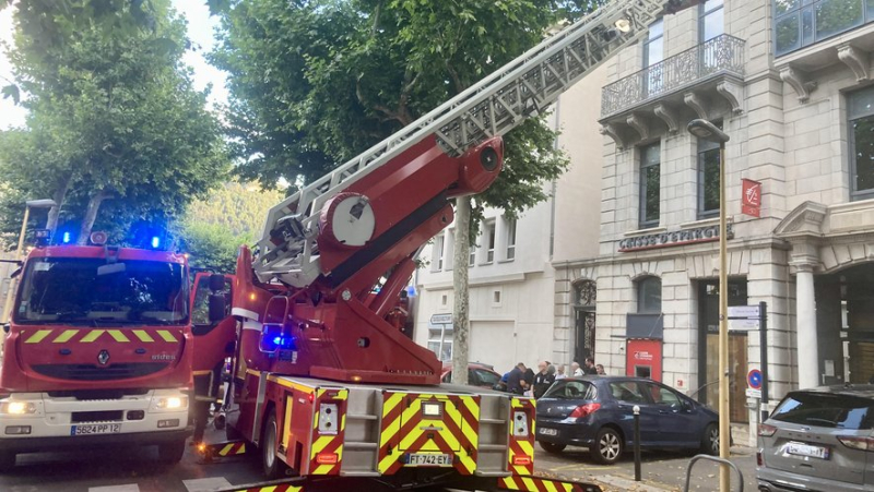 The start of a fire brought under control by firefighters in an apartment on Boulevard de la Capelle in Millau
