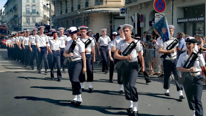 Sports associations, obliged by the Paris 2024 Olympic Games, opened the July 14 parade in Béziers