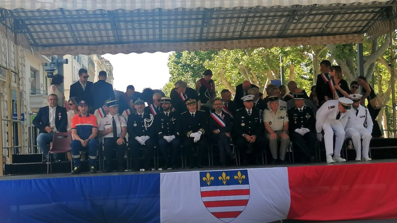 Sports associations, obliged by the Paris 2024 Olympic Games, opened the July 14 parade in Béziers