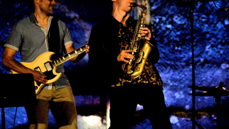 Jakob Manz, saxophoniste allemand de 23 ans, formidable révélation du festival Jazz à Junas