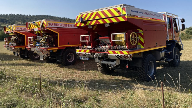 500 m2 de champ partis en fumée au lieu-dit Les Combes sur la commune de Monts-de-Randon