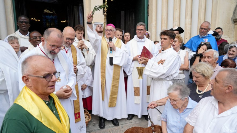 The blessing of dogs and their masters, a highlight of the Saint Roch celebrations this Friday August 16 in Montpellier