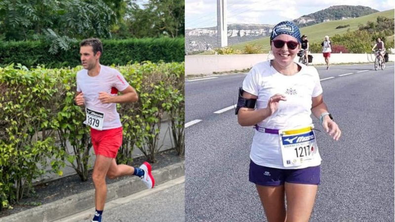 Sylvain Bony and Corinne Rossignol, two figures from Millau on the starting line of the Olympic Games marathon