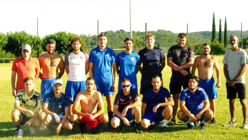 The footballers are back on the pitch