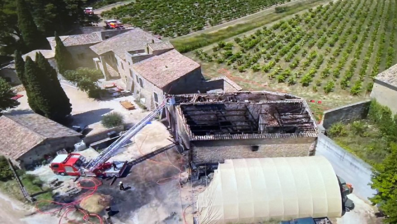 Pour venir à bout de l’incendie d’un hangar agricole à Laudun, les sapeurs-pompiers ont lutté six heures et évité la propagation des flammes aux bâtisses voisines