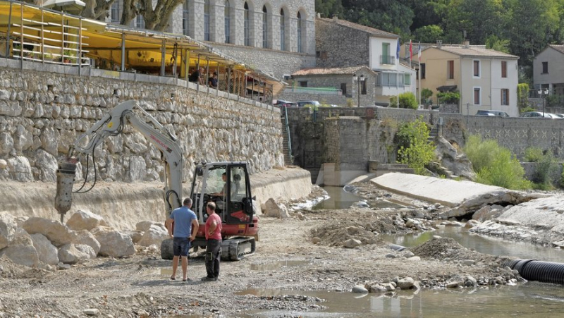 In Laroque, tourism slows down after the dam on the Hérault river bursts