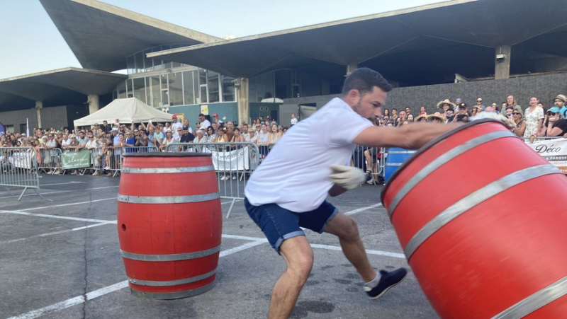 Saint-Louis Festival in Sète: the barrel rolling competition between sharing and good laughter