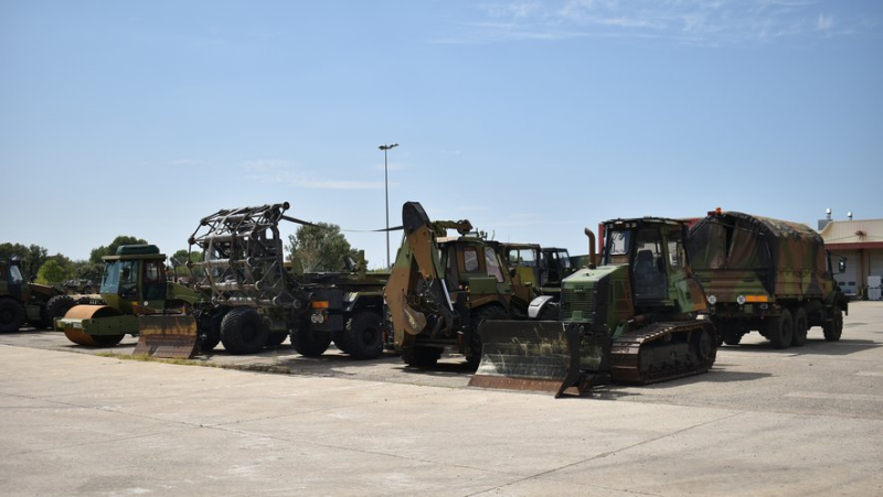 The mechanics of the 1st Reg of Laudun-l’Ardoise, essential shadow workers for the Army