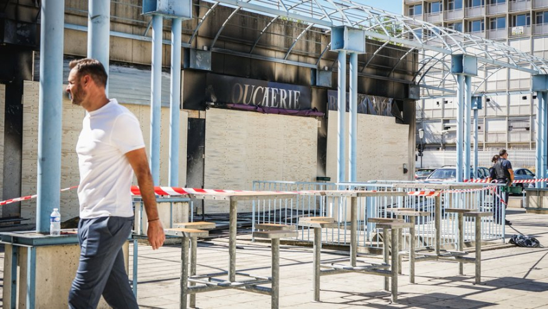 In the Pissevin district of Nîmes, businesses are struggling to get back to normal after the fire