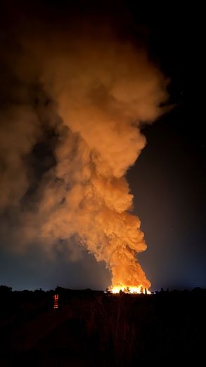 Major fire breaks out in Sérignan near Béziers: waste recovery depot ravaged by flames