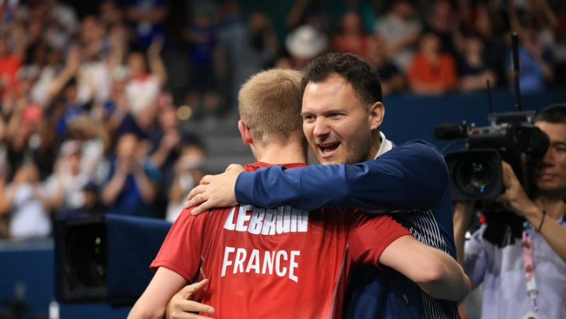 Félix Lebrun in the semi-final of the Paris 2024 Olympics: "He has something extra, he was born a champion", according to coach Nathanaël Molin