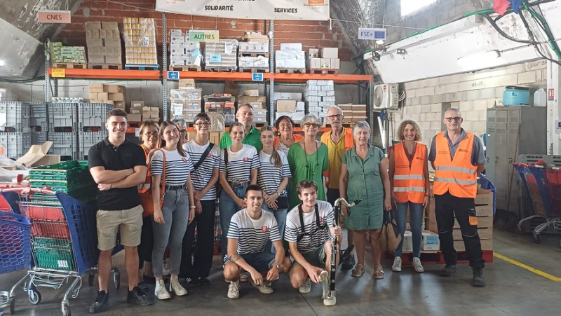 In Nîmes, the Heatwave Plan distributes packages and creates links with isolated elderly people