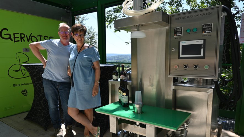 Pionnier, le couple Étienne excelle avec ses bières artisanales fabriquées à Saint-Gervais