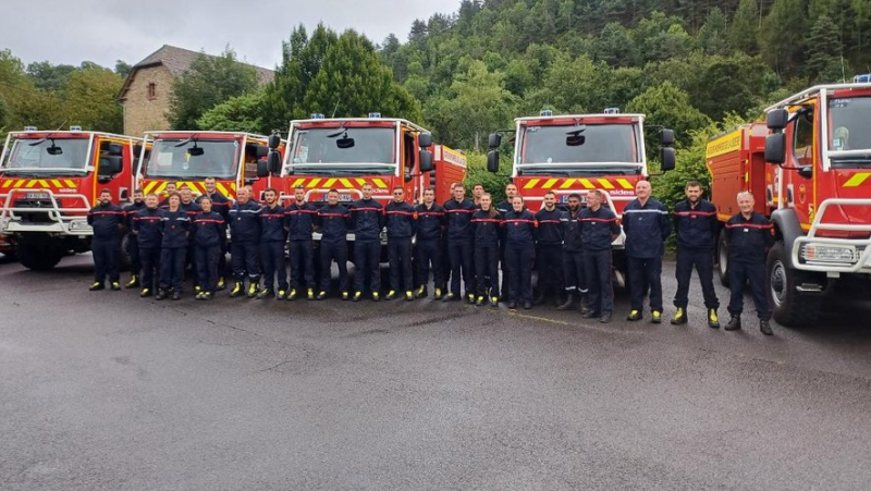 Lozère firefighters provide reinforcements in Hérault to deal with high fire risks