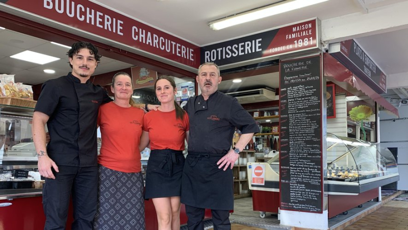 In Cap d&#39;Agde, in the Flânerie butcher&#39;s shop, we have been working as a family since 1981