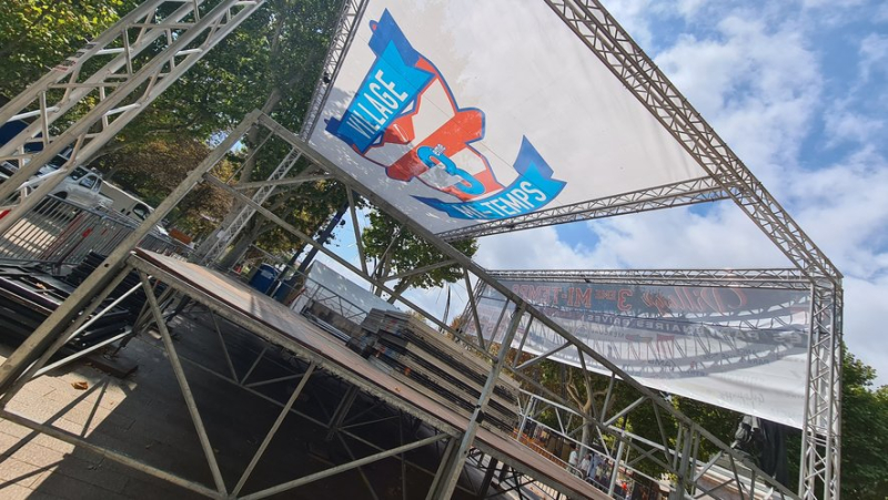 Béziers Fair 2024: Already a lot of red and white to dress the Alleys