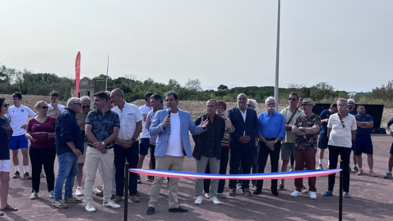 "It&#39;s up to us to ensure that the tambourine ball game continues": elected officials from the Hérault Valley inaugurated the new field in Gignac