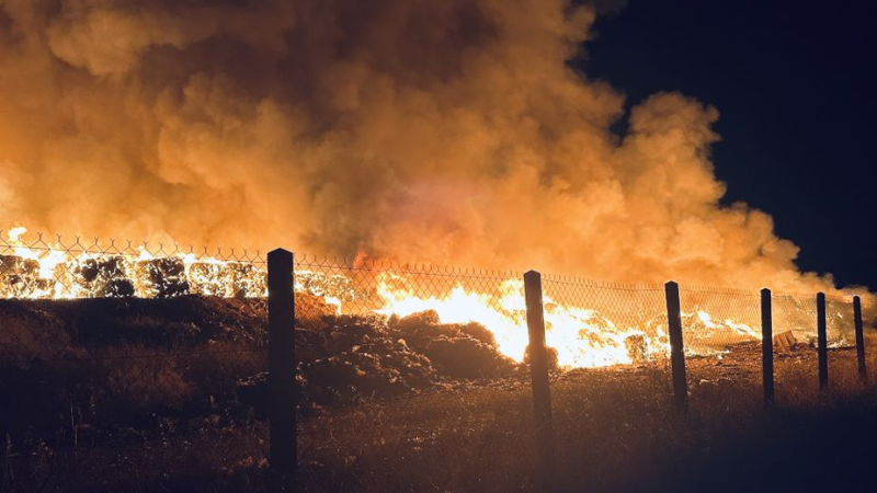 Major fire breaks out in Sérignan near Béziers: waste recovery depot ravaged by flames