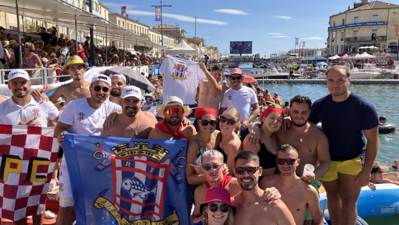 Saint-Louis Festival in Sète: "A pride to be here", immersed with the supporters of the Amicale des jouteurs de la Pointe Courte