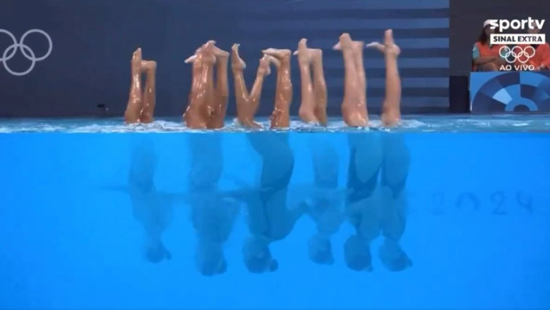 VIDEO. Moonwalk underwater to Michael Jackson: the superb performance of the American synchronized swimming team at the Paris 2024 Olympics