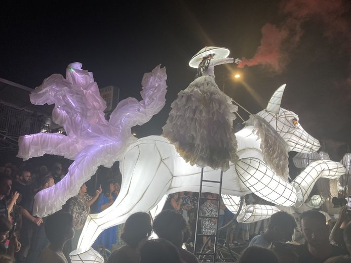 The stroll of the legendary foxes amazed young and old along the quays of Sète