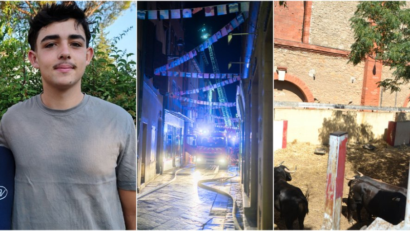 A heroic future firefighter, a building on fire in the middle of the night, the beginnings of the feria: the essential regional news