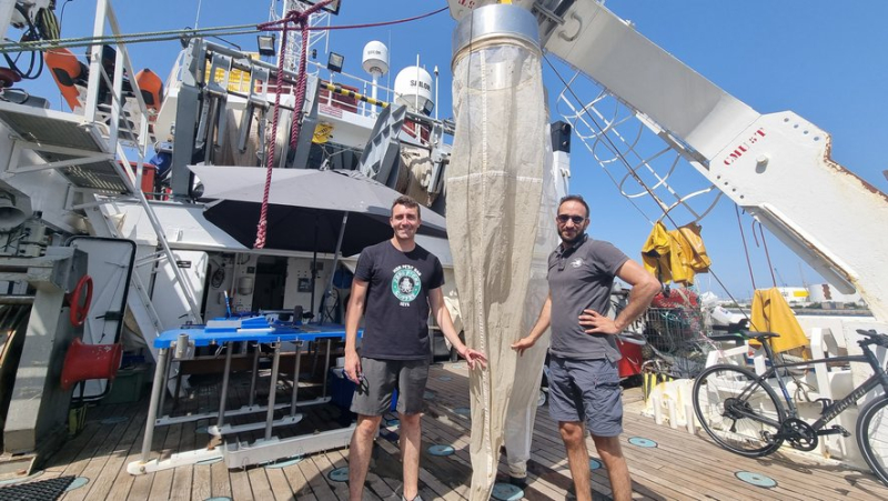 Who are these scientists who are boarding the Ifremer oceanographic vessel from Sète ?