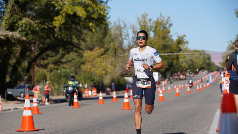 Charlène Clavel from Mende, long-distance triathlon world champion