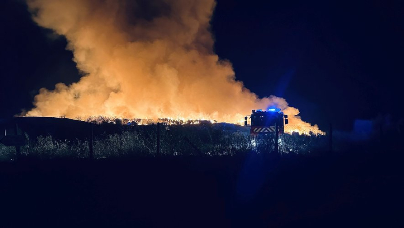 Major fire breaks out in Sérignan near Béziers: waste recovery depot ravaged by flames