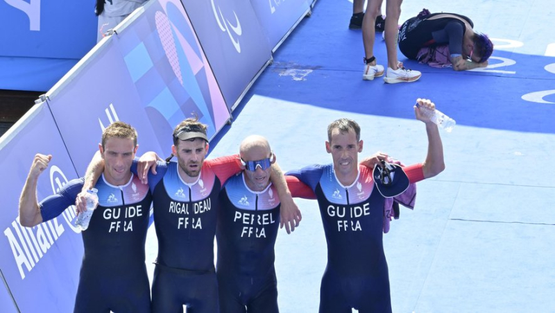 "And yes, you&#39;re going to cry. Damn, me too": the emotion of Thomas Rigaudeau and his guide Cyril Viennot at the Paralympics