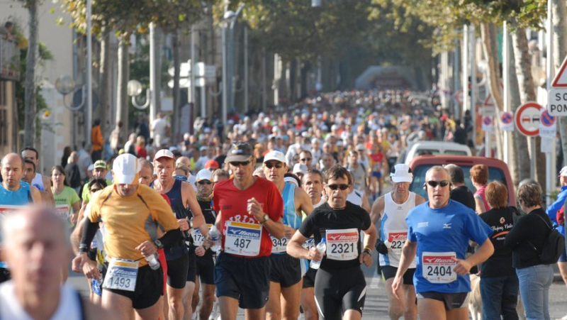 Running: In Millau, do trail and road partly follow the same path ?