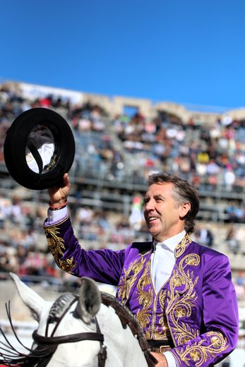 Feria des vendanges à Nîmes : pour Pablo Hermoso de Mendoza, "un plaisir d’être considéré comme un révolutionnaire avec Ojeda"