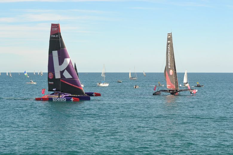 [EN IMAGES] Revivez le passage impressionnant des voiliers de la Med Max au large de Sète