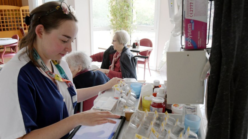 FILE. In Caselles, in Bozouls: "It&#39;s a disaster scenario that is looming for nursing homes, the system is going to explode"